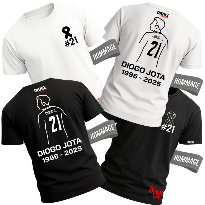 Tshirt DIOGO JOTA 1996-2025 (HOMMAGE) [DANIX CENSORED]